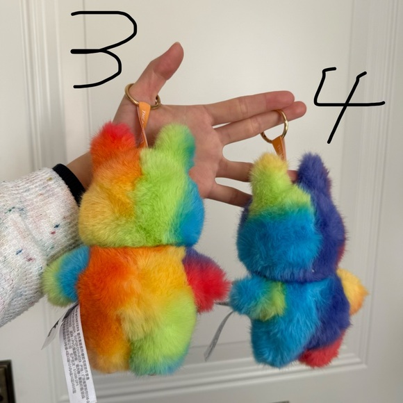 Rainbow Labubu with More Blue - Picture 4 of 4